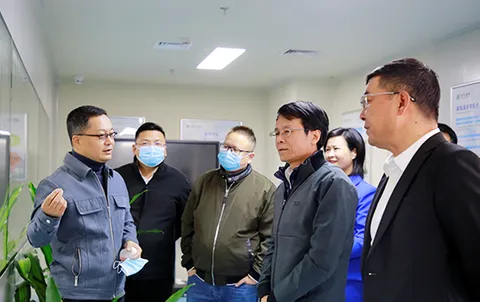 Xiamen Vice Mayor Huang Xiaozhou and his delegation visit Beike Biotech for inspection